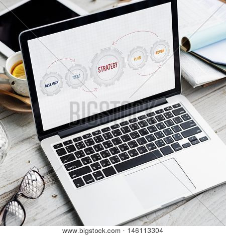New Business Strategy Target Concept