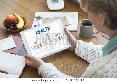 Health Check Annual Checkup Body Biology Concept