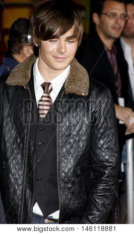 Zac Efron at the DVD Release premiere of 