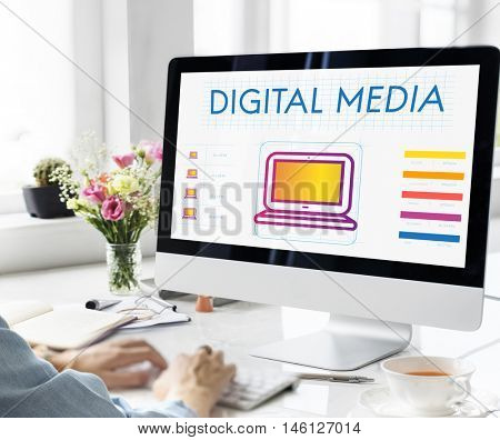 Digital Devices Innovation Multimedia Concept