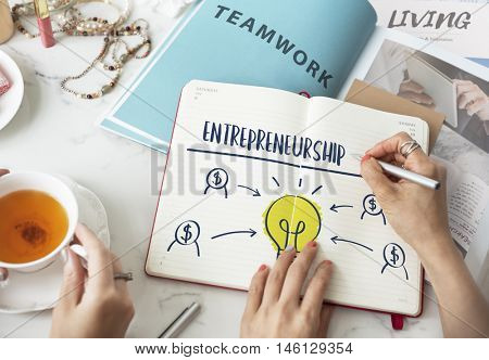 Entrepreneurship Tycoon Small Business Enterprise Concept