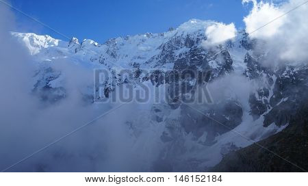 Main Caucasus ridge, Bezengi area, Caucasus, Russia