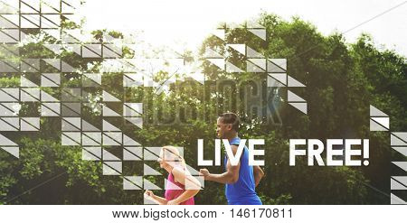 Active Health Exercise Fit Wellness Concept