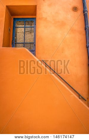 Architecture Detail In Colliure In The South Of France