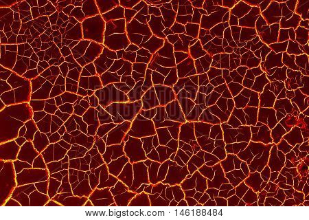 The texture of molten lava,surface, earth, crack