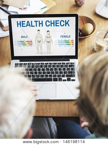 Health Check Annual Checkup Body Biology Concept