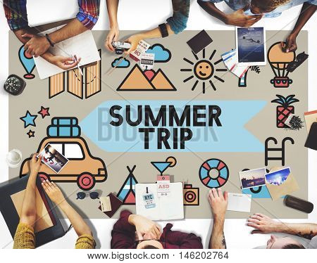 Travel Vacation Sun Fun Enjoyment Concept
