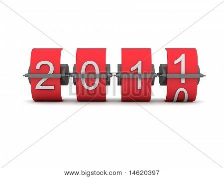 ปฏิทิน 2011 3d