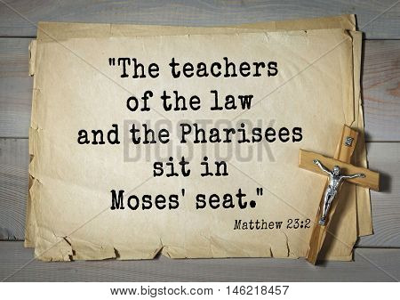 Bible verses from Matthew.