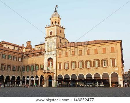 Palazzo Comunale Of Modena, In Emilia-romagna. Italy.