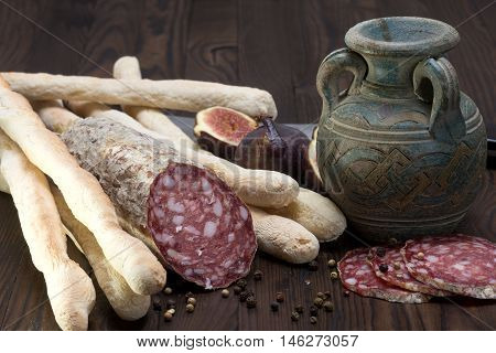 Italian Salame -  Dry-cured Sausage