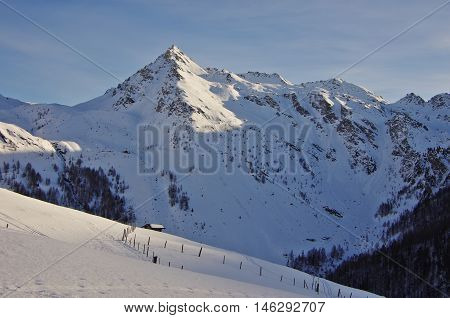 Snow Covered Mountains