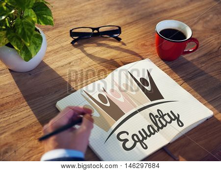 Equality Fairness Fundamental Rights Racist Discrimination Concept