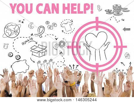 Donations Foundation Giving Help Welfare Charity Concept