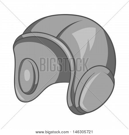 Caps for water polo icon in black monochrome style isolated on white background. Sport symbol vector illustration