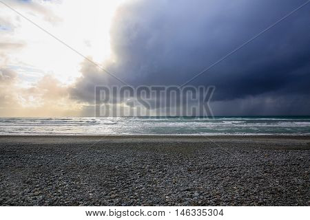 Greymouth Beach, West Coast Of South Island, New Zealand