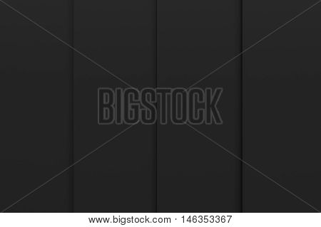 black abstract verticle background 3d render image