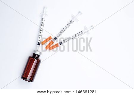 medical treatment concept and healthy and diabetes