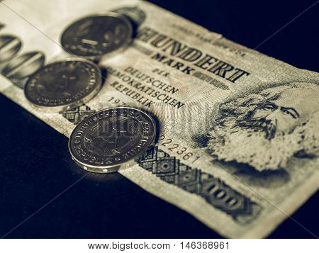 Vintage Ddr Banknote