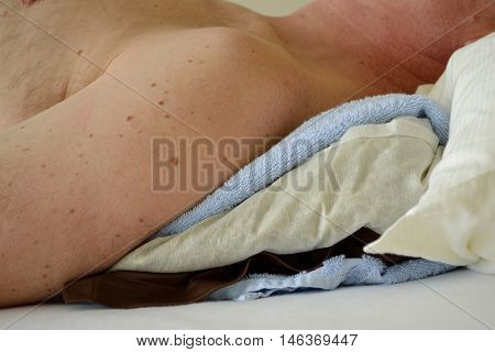 Haybag therapies at the back and in the neck