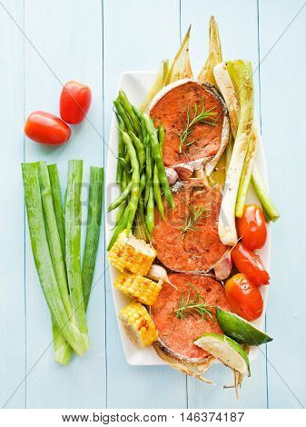 Pink Salmon Steaks