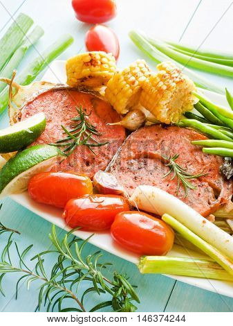 Pink Salmon Steaks