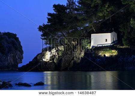 Il villaggio di Parga Grecia settentrionale