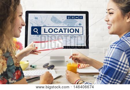 Location Travel Navigation Journey Search Concept