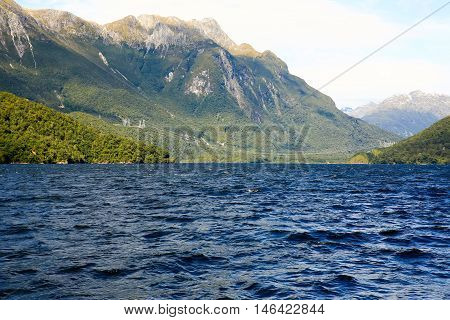 Milford Sound At Te Anau In New Zealand