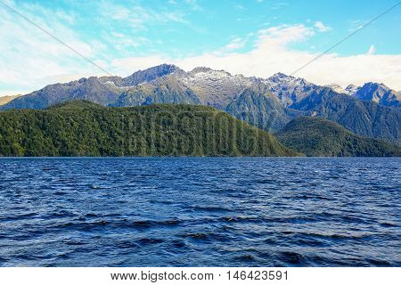 Milford Sound At Te Anau In New Zealand