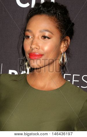 LOS ANGELES - SEP 8:  Kylie Bunbury at the PaleyFest 2016 Fall TV Preview - FOX at the Paley Center For Media on September 8, 2016 in Beverly Hills, CA