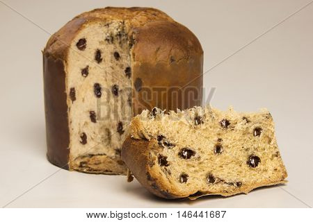 Sweet Panettone, Typical Italian Dessert For Christmas And Easter.