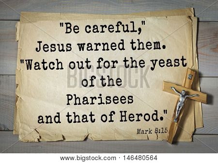 TOP-350. Bible verses from Mark.