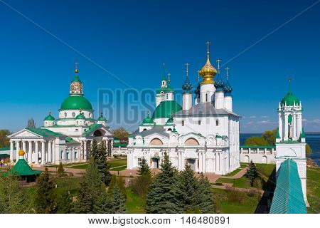 Spaso-yakovlevsky Monastery And Zachatievsky Cathedral. Rostov.