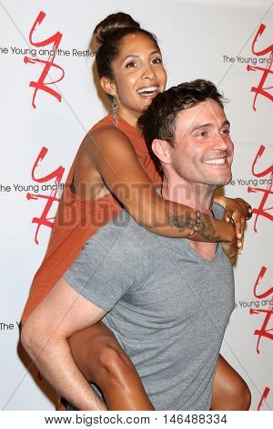 LOS ANGELES - SEP 8:  Christel Khalil, Daniel Goddard at the Young and The Resltless 11,000 Show Celebration at the CBS Television City on September 8, 2016 in Los Angeles, CA