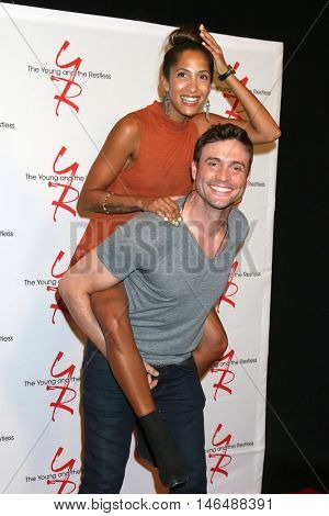 LOS ANGELES - SEP 8:  Christel Khalil, Daniel Goddard at the Young and The Resltless 11,000 Show Celebration at the CBS Television City on September 8, 2016 in Los Angeles, CA