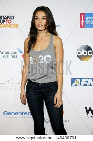 Danielle Campbell at the 5th Biennial Stand Up To Cancer held at the Walt Disney Concert Hall in Los Angeles, USA on September 9, 2016.