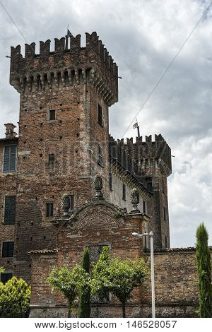Medieval castle of Cislago (Varese Lombardy Italy exterior