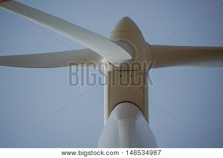 Windturbine At Sunny Day