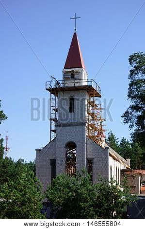 Construction Of The Church Of The Holy Spirit