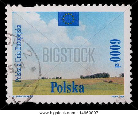 โปแลนด์ - เซอร์กา 1994: แสตมป์ - Polska สหภาพยุโรป