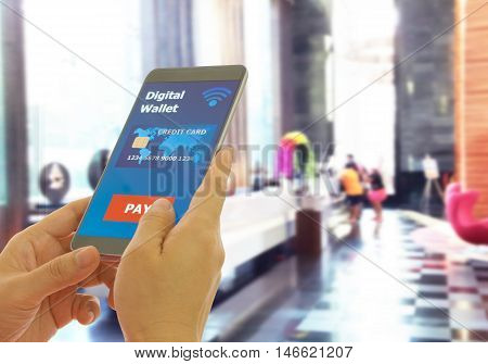 A digital wallet to pay for goods and services to convenient and fast.