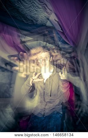 Blurred Vision Of Drunk Man
