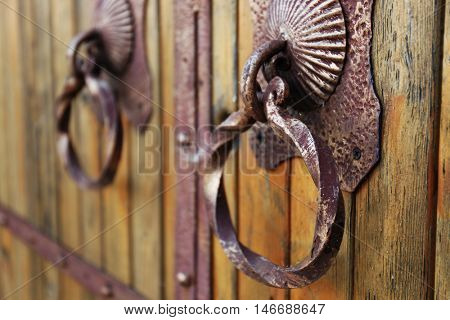 Doorhandle, closeup