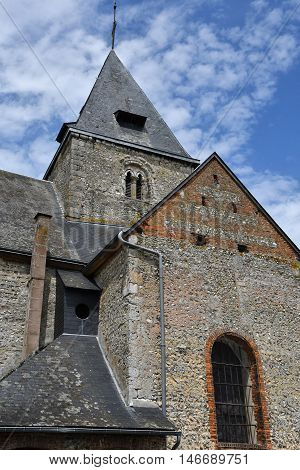 Cailly France - june 23 2016 : the Saint Martin church