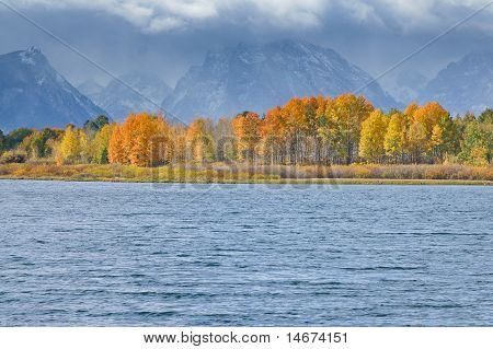 Oxbow Bend i efteråret