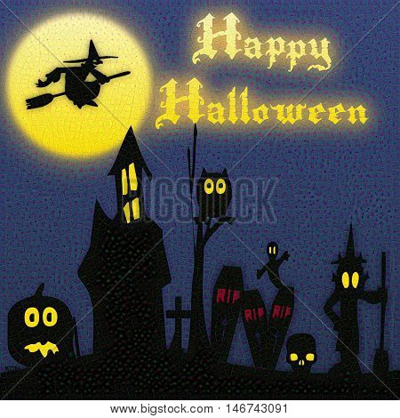 Wishing you a Happy Halloween digital card