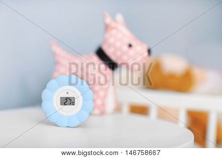 Digital temperature and humidity control in baby room