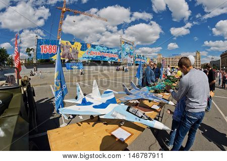 Exhibition Of Self-made Models Of Military Aircraft