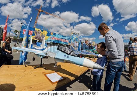 Exhibition Of Self-made Models Of Military Aircraft